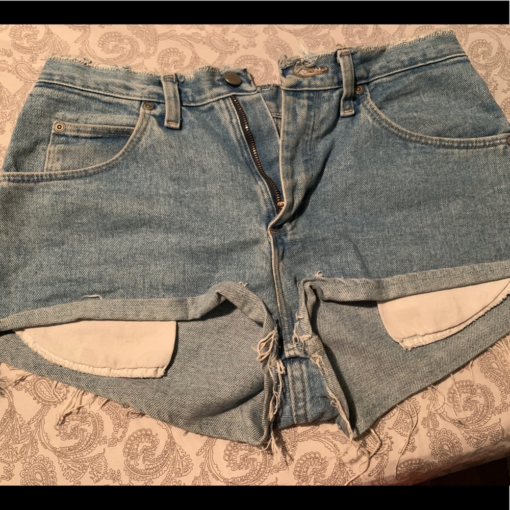 Wrangler denim shorts!